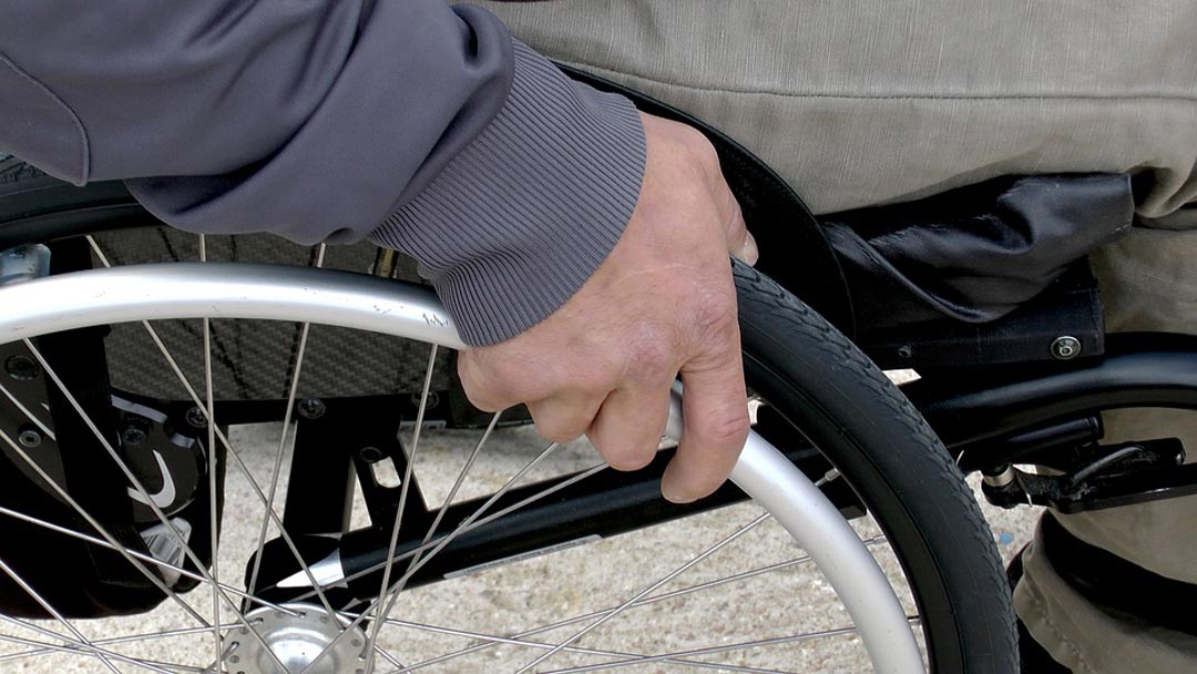 Disabile in carrozzina