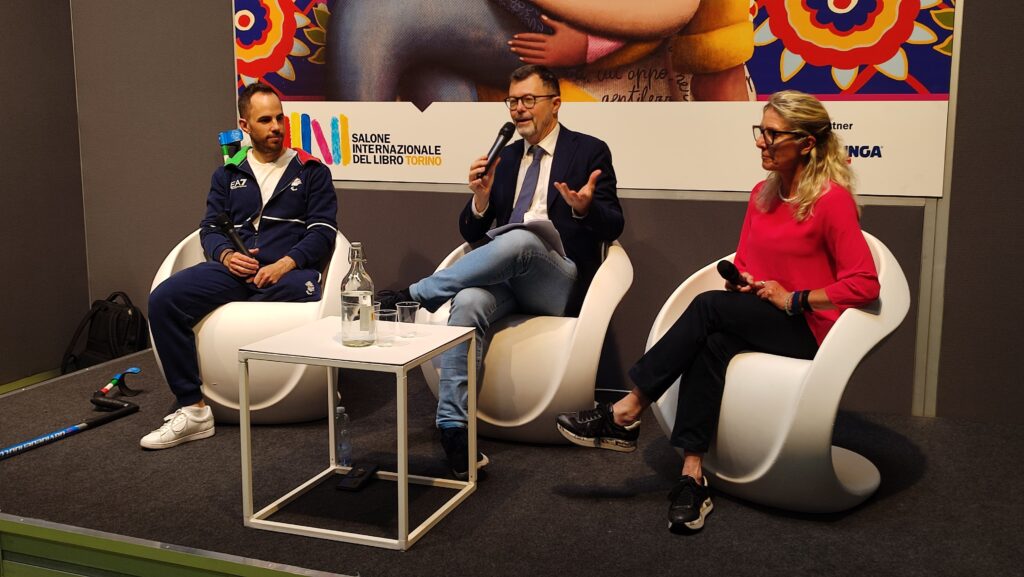 Al Salone del Libro di Torino Olimpiadi e Paralimpiadi Invernali con Davide Bendotti e Stefania Belmondo